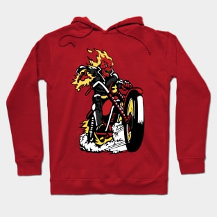 Red Skull Rider Hoodie